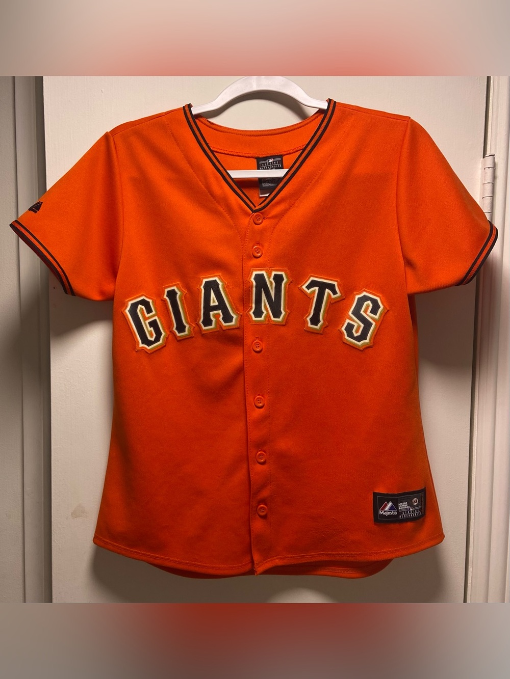 Vintage Majestic San Francisco Giants #48 Pablo Sandoval Jersey - Kids Size M